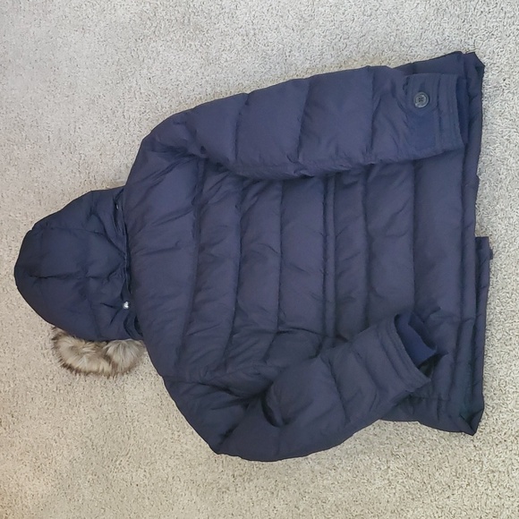 Polo by Ralph Lauren Blue Faux Fur Trim Parka. - Picture 8 of 9